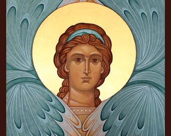 Cherubim Orthodox Icon: Hand-Painted Style (Digital Download) PDF JPEG
