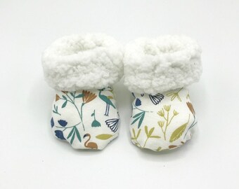 animal baby booties