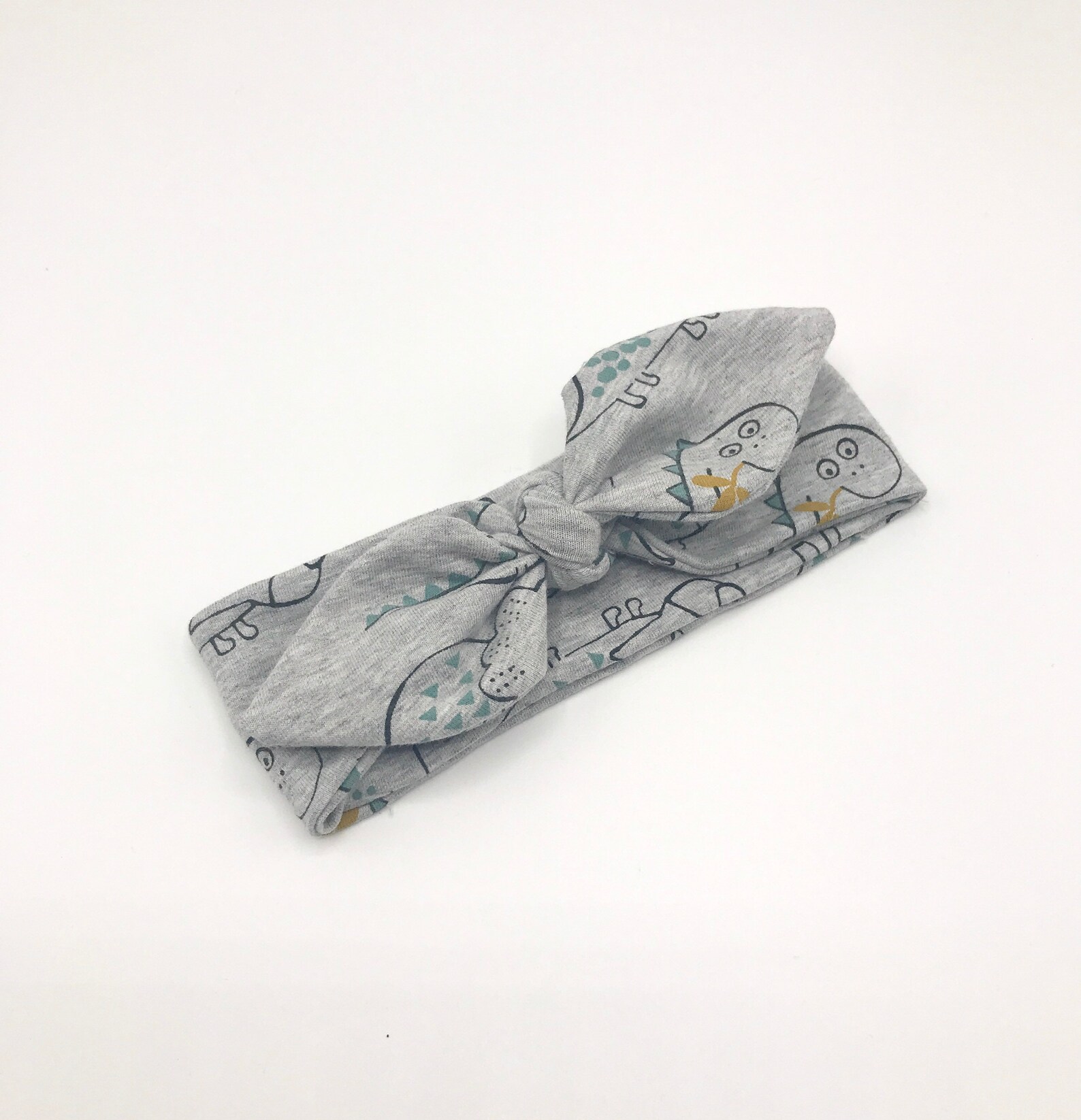 Dinosaur Headband Baby Headband Knot Bow Headband Animal Etsy