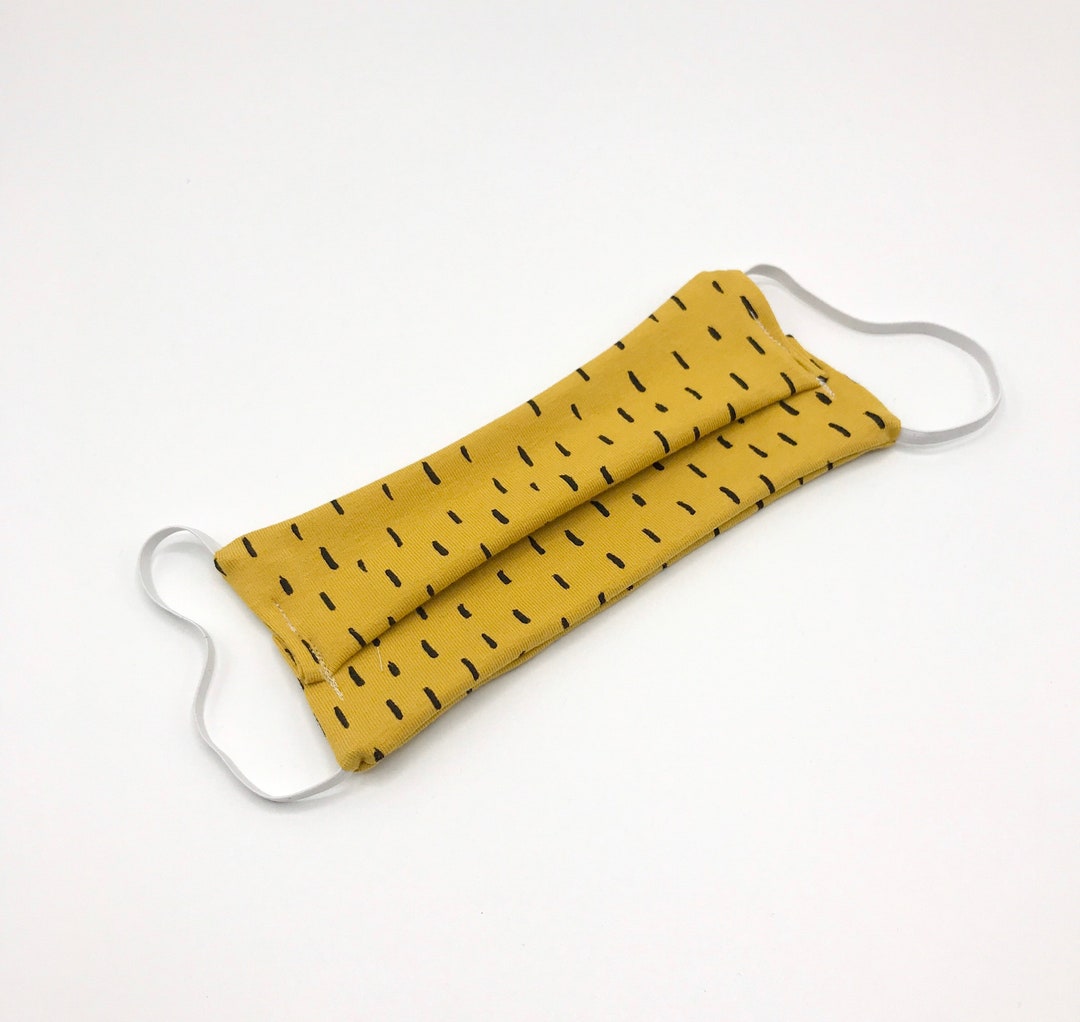 Elastic Face Masks Yellow Face Mask Face Mask Adult Face Etsy
