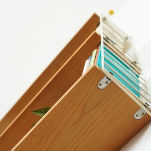 Nisse String Shelf Shelf WHITE Vintage Teak Wood 60s 70s Mid Century wall shelf shelves system Danish Design modern Wall Bracket 60s 70s