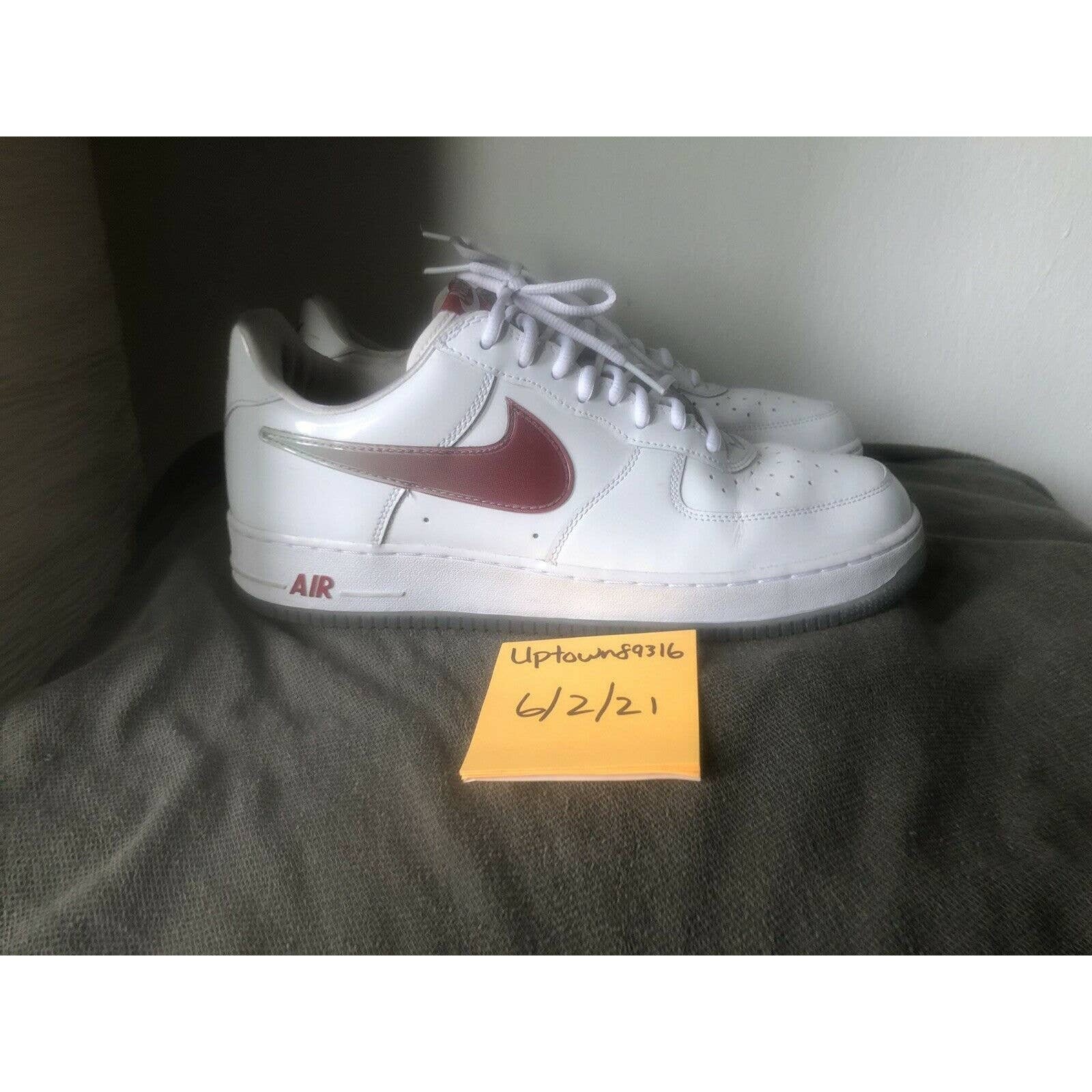 Nike Air Force one AF 1 82 Men Authenic Size sz 11 Leather White