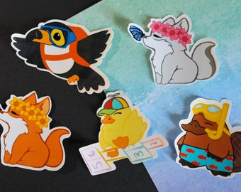 Lindo animal de verano Pegatina