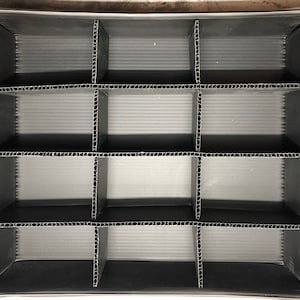8lb soap mold with dividers corrugated plastic mold similar to silicone soap molds production mold 128 oz