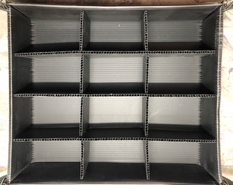 Corrugated Plastic Soap Mold: 8lb with Dividers