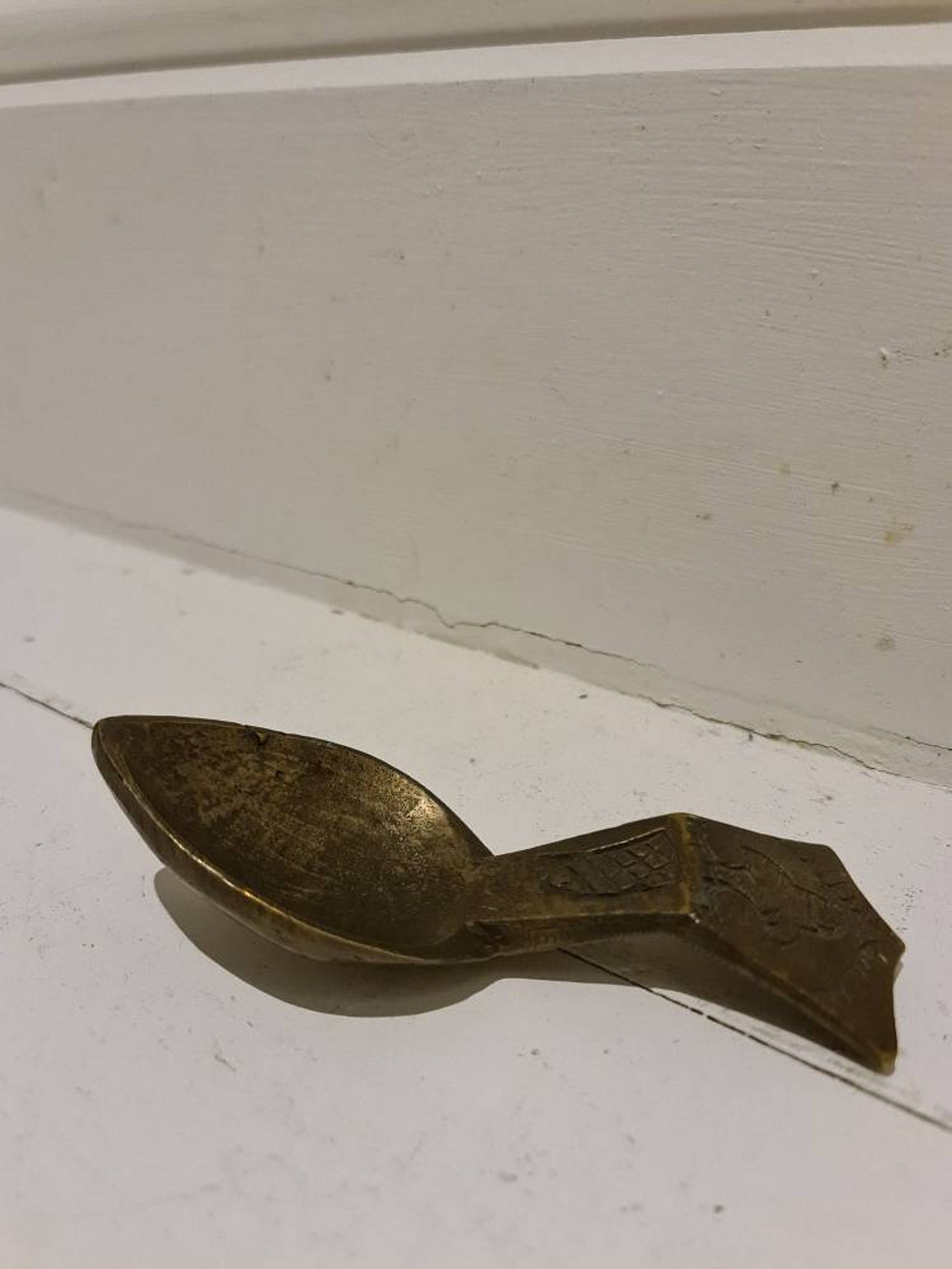 Swedish Antique Folk Art Cast Iron Spoon. Etsy