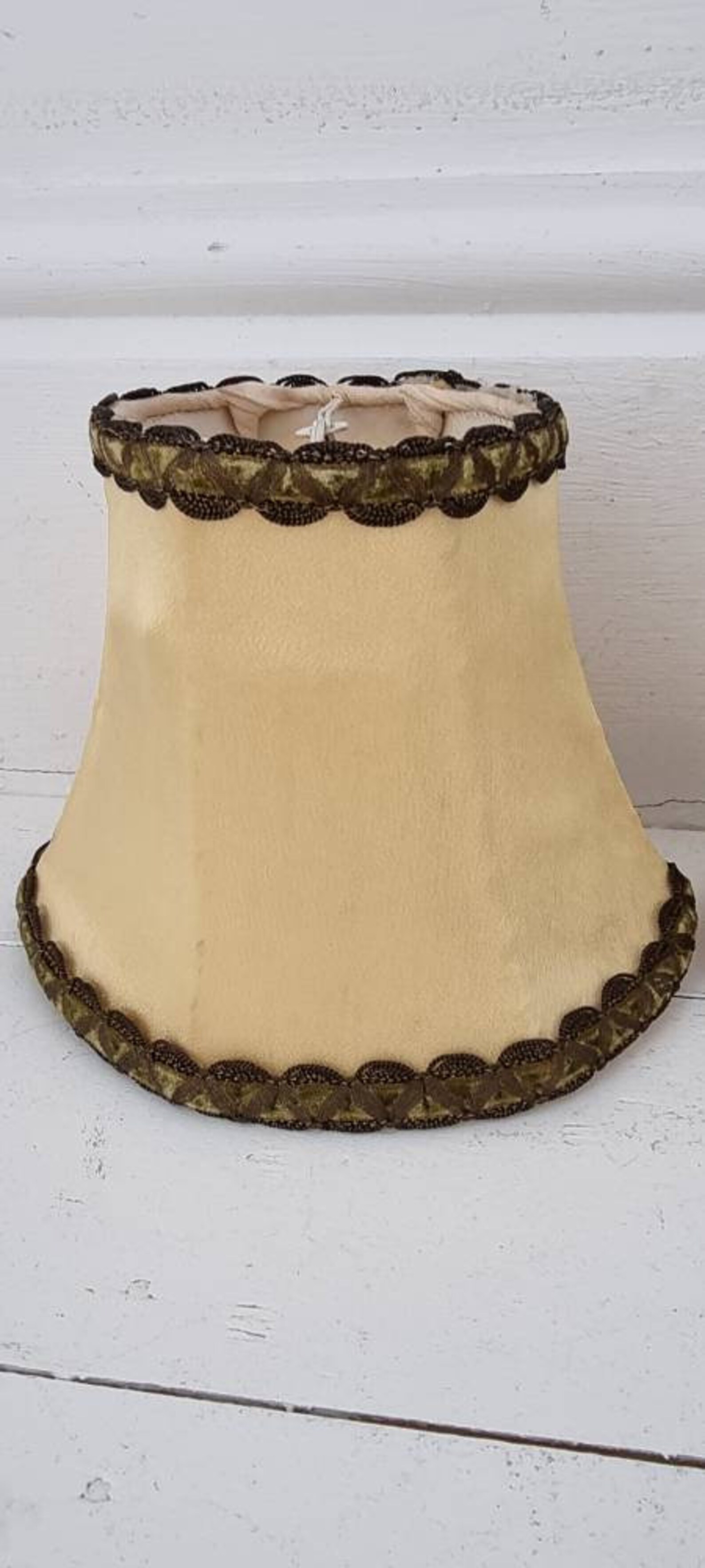 Set Of 2 Vintage Clip On Lampshades Etsy