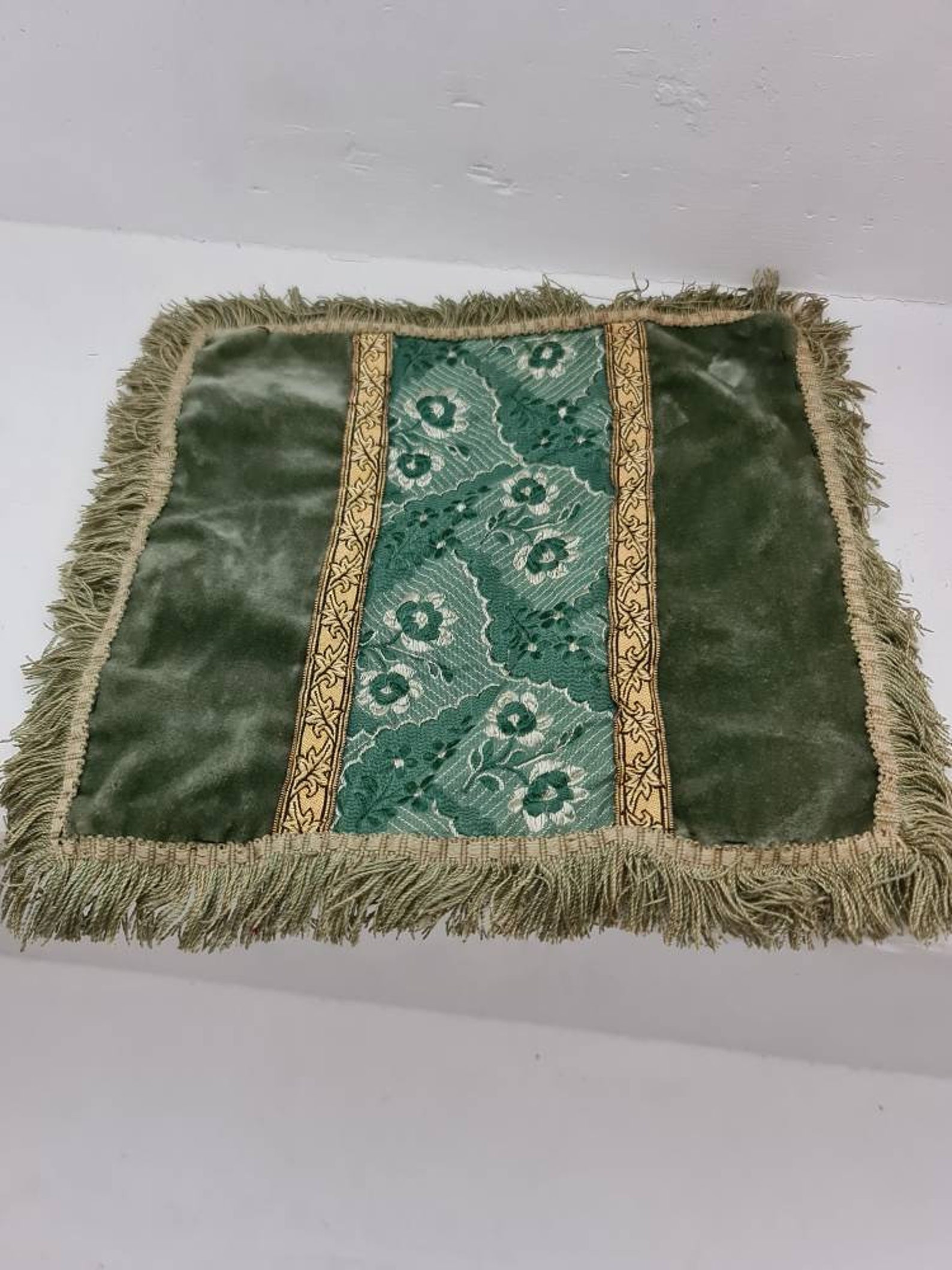 Lovely Condition Handmade French Table Mat chateaux style. Etsy