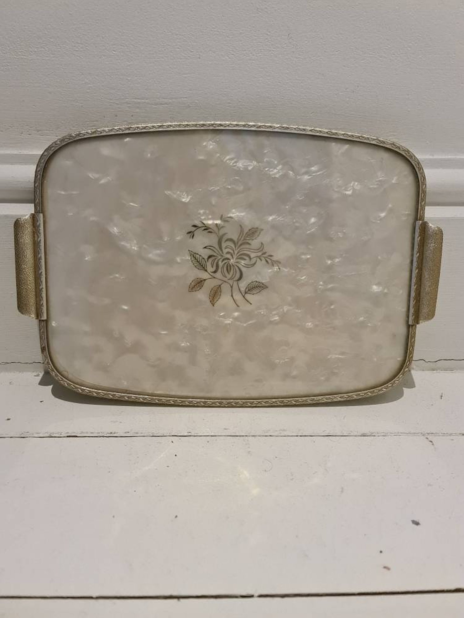 Mother Of Pearl Style Vanity Tray. Etsy