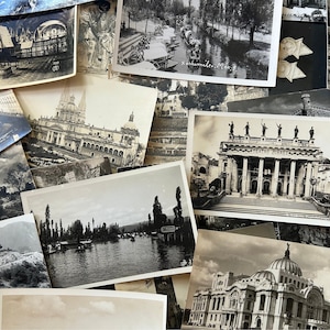 10 vintage MEXICO 1960s Fotopostkarten / Zufallsauswahl / Targeta Post / Perfekt zum Dekorieren, für Hochzeitsgästebücher, Geschenke, Scrapbooking
