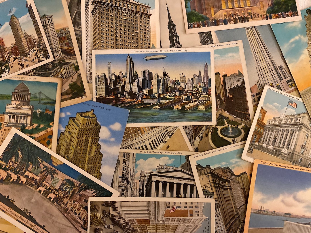 10 Vintage NEW YORK CITY Postcards, Unused and Ready to Be Mailed