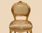 Louis XIV Gilded Cane Chair