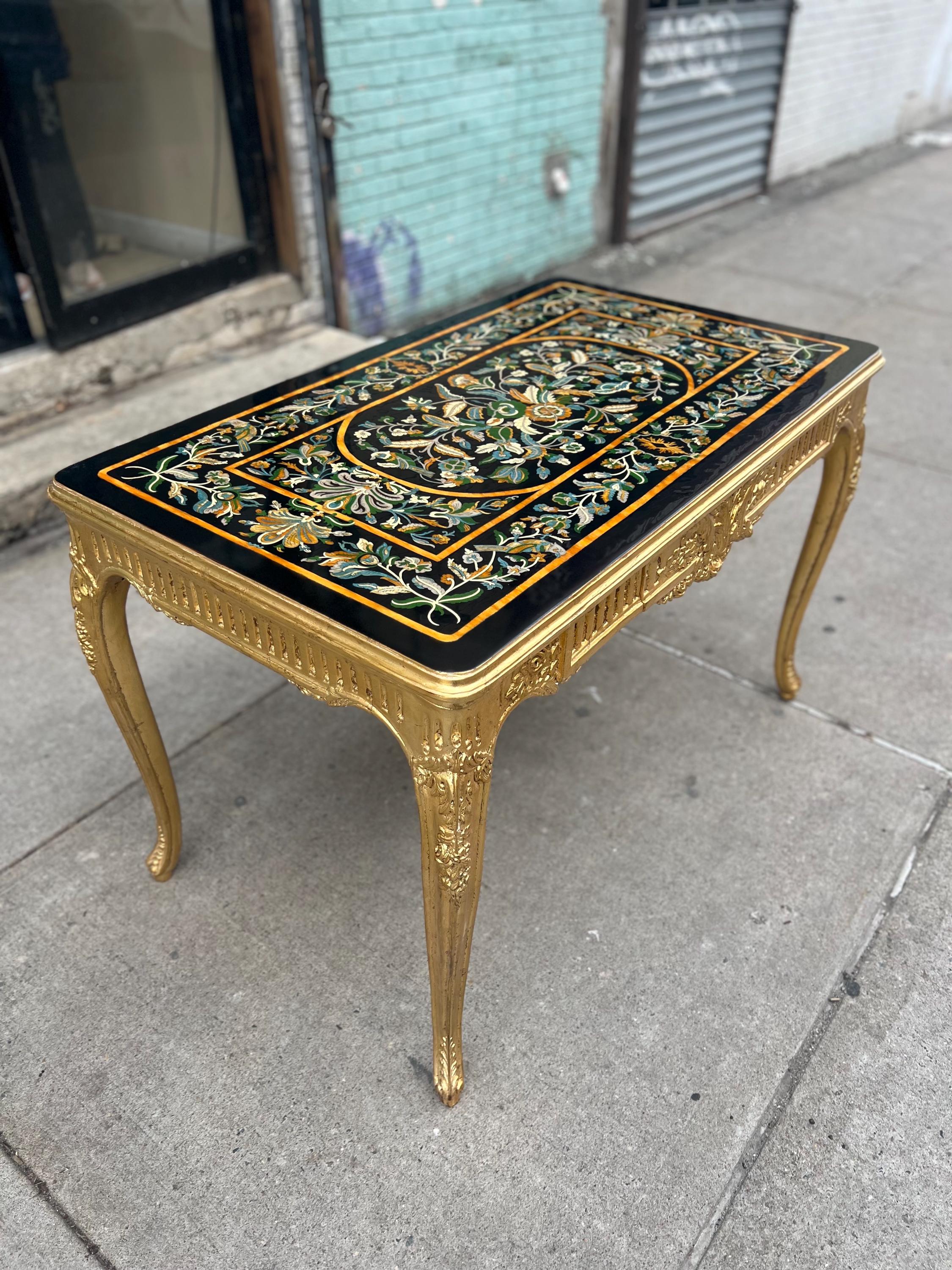 Neoclassical Style Italian Scagliola Table - Etsy