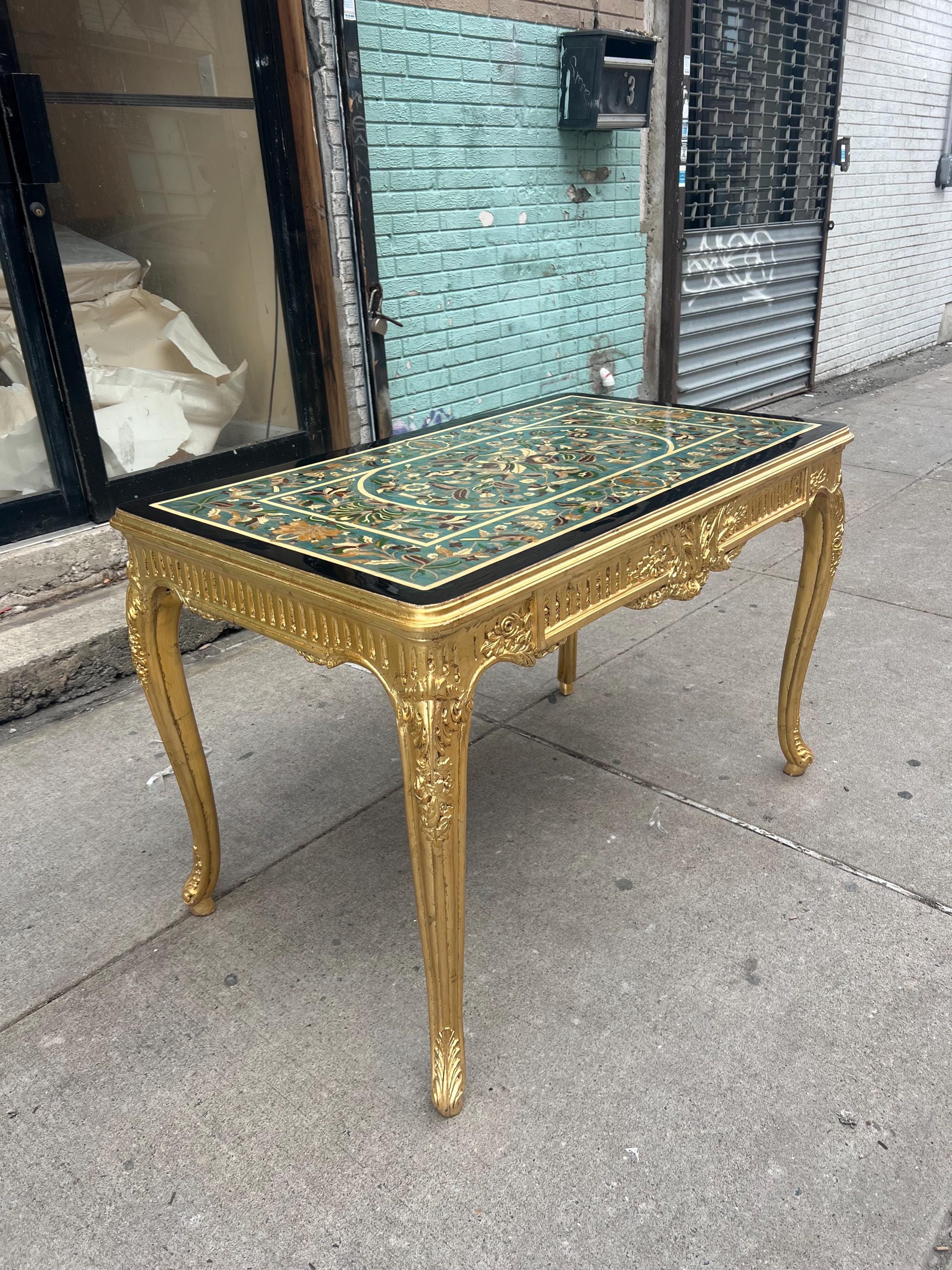 Neoclassical Style Italian Scagliola Table - Etsy