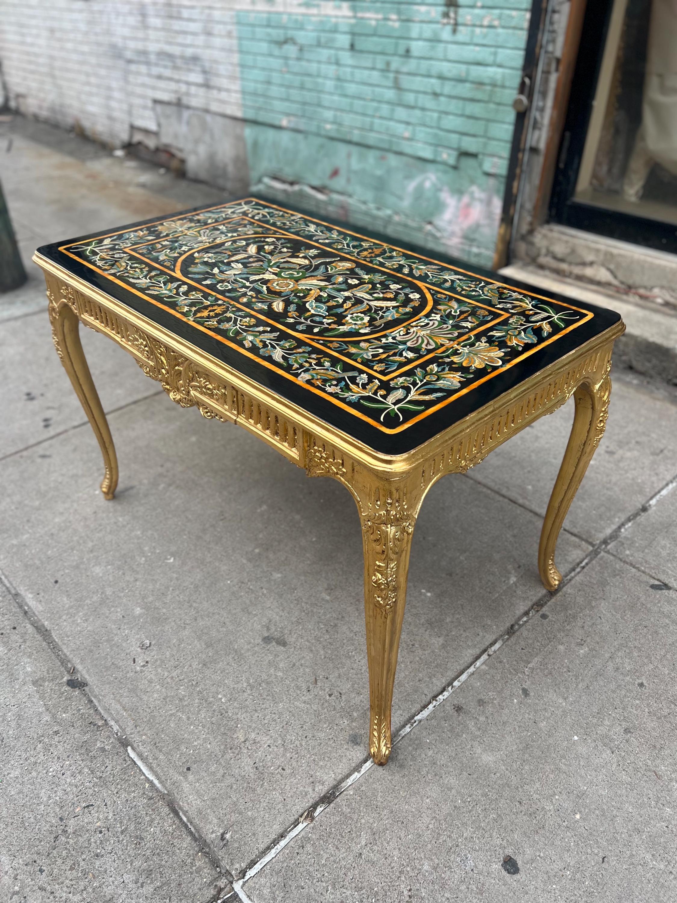 Neoclassical Style Italian Scagliola Table - Etsy