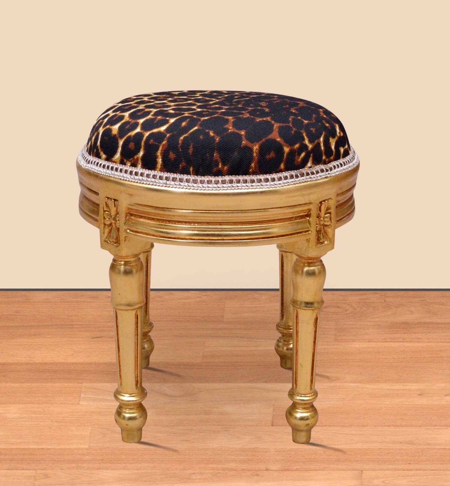 Leopard print stool discount