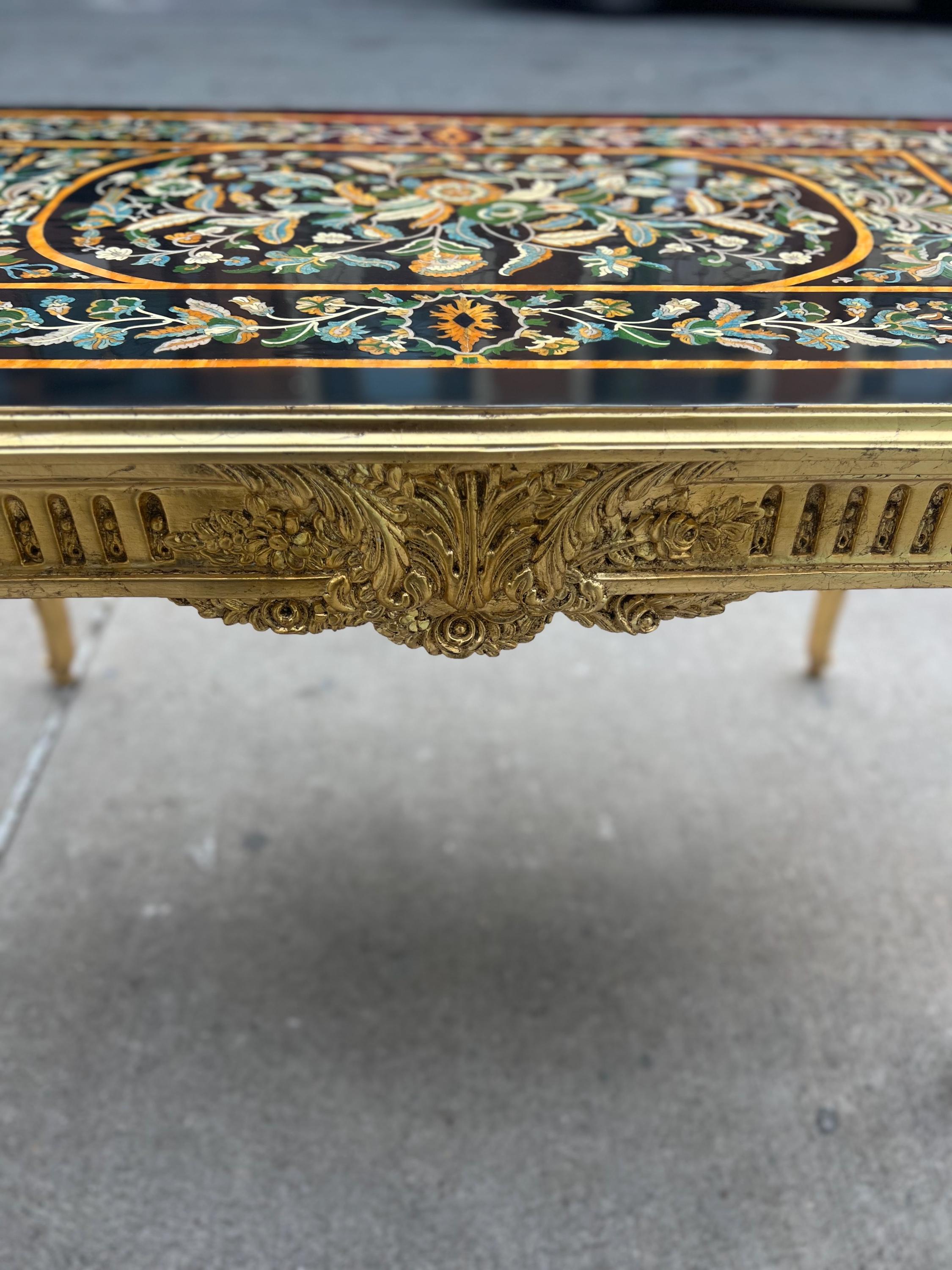 Neoclassical Style Italian Scagliola Table - Etsy