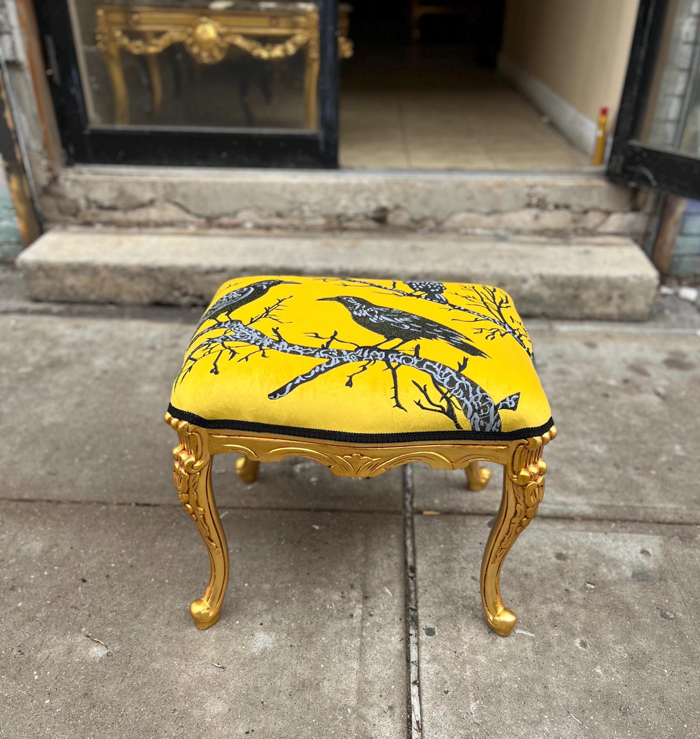 karimoku Louis XV ルイ15世 スツール オットマン 猫金華山 karimoku