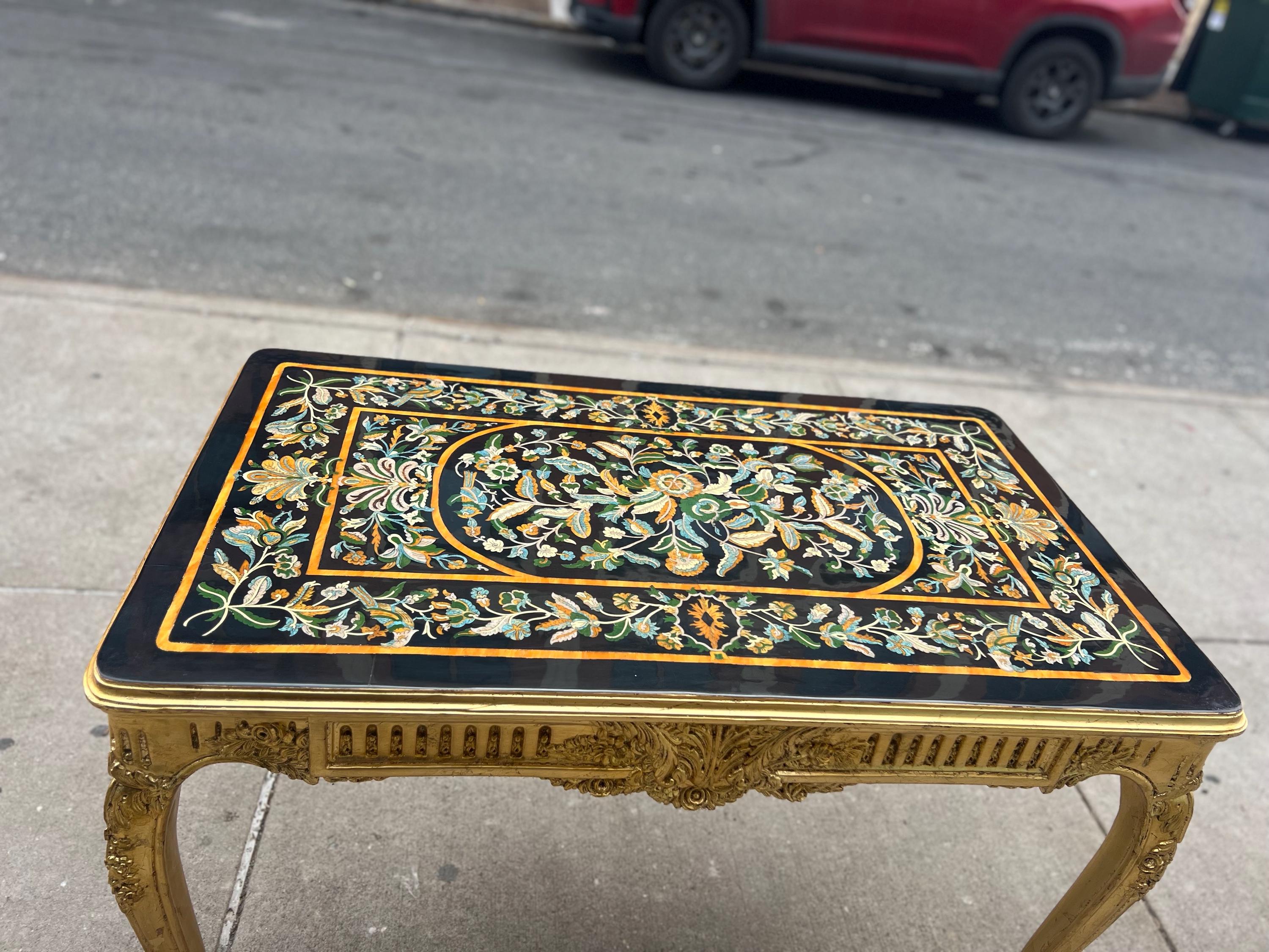 Neoclassical Style Italian Scagliola Table - Etsy