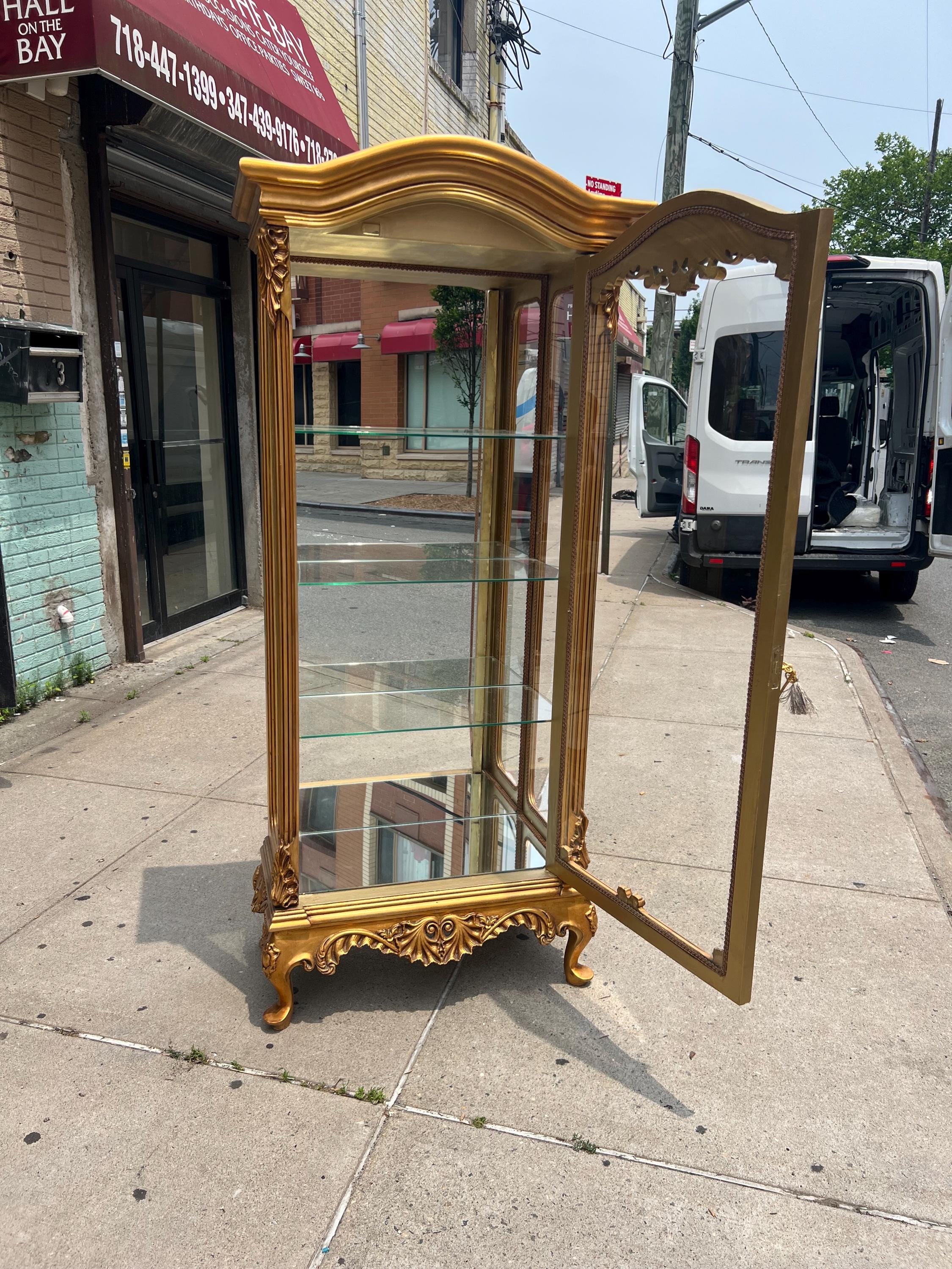 GOLDEN BAROQUE・ゴールデンバロック）全25cdBOX Gold Leaf Display Curio Cabinet Baroque Vintage Vitrine Showcase