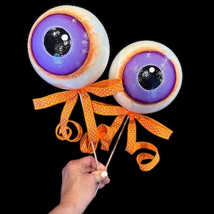 Spooky Halloween Eyeball Picks 6 inches
