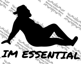 I'm Essential Mudflap Cut File | Instant Download | SVG Zip File