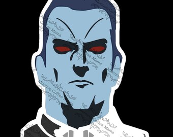 Grand Admiral Thrawn Cut File | Instant Download | SVG Zip File
