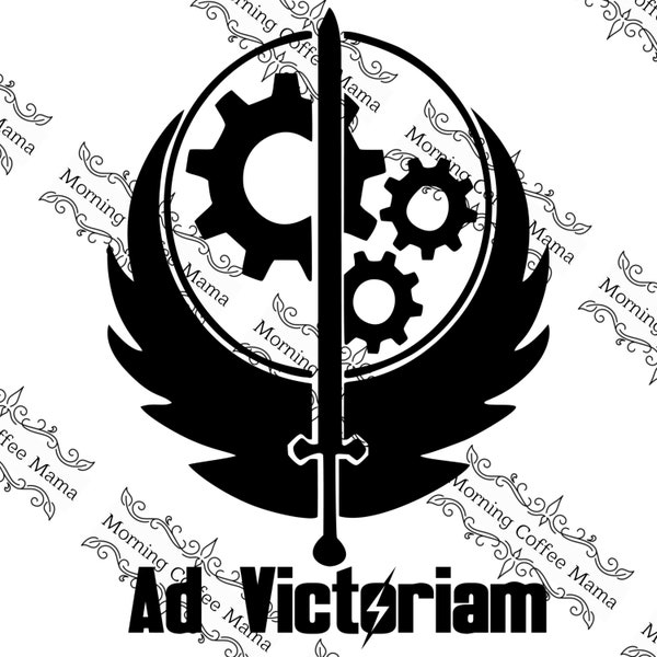 Ad Victoriam | Brotherhood of Steel | Fallout | Instant Download | SVG Zip File