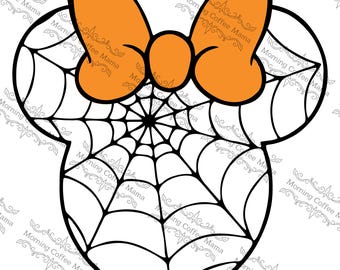 Minnie Mouse Spider Web | Instant Download | SVG Zip File