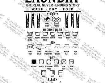 Laundry Room Wall Cut File | Instant Download | SVG Zip File