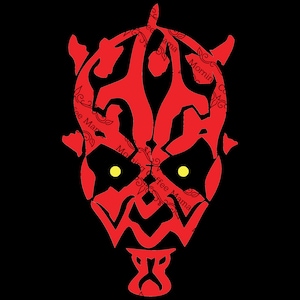Darth Maul Cut File | Instant Download | SVG Zip File
