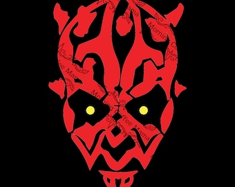 Darth Maul Cut File | Instant Download | SVG Zip File