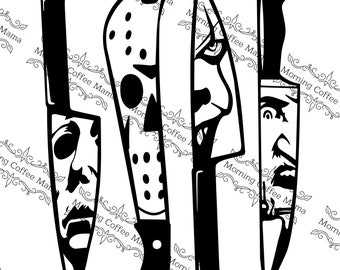 Men In Knives | Instant Download | SVG Zip File