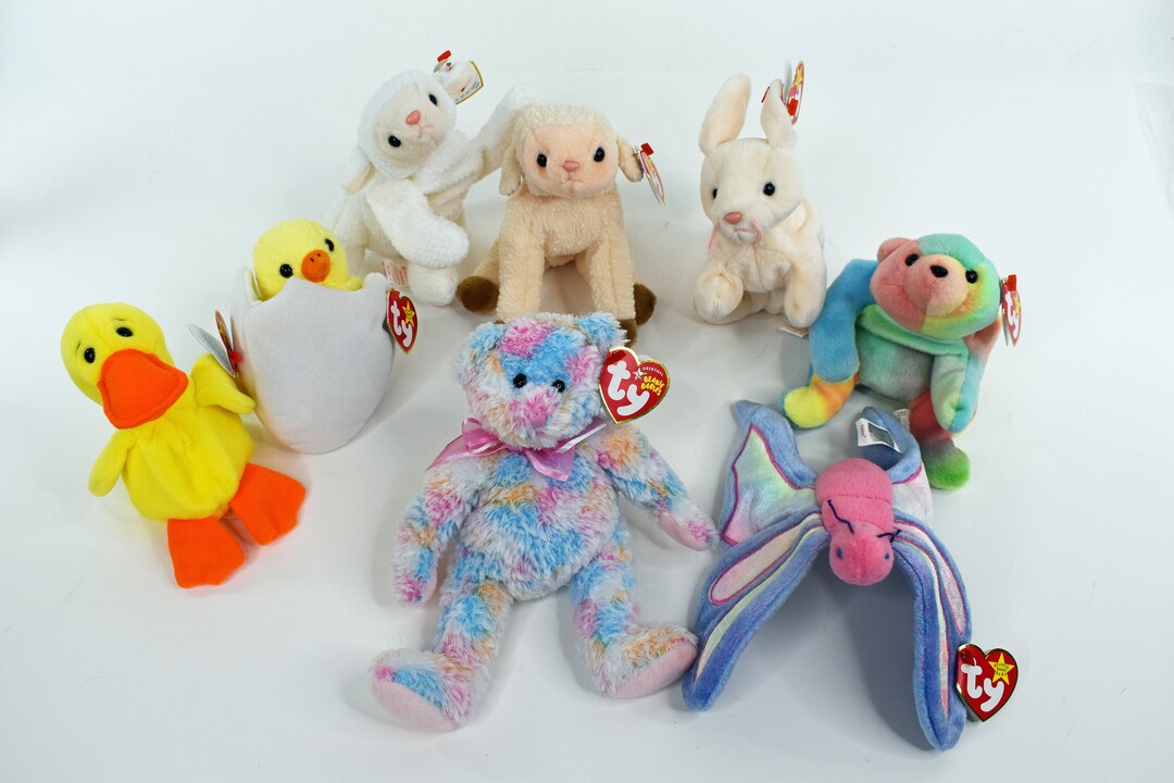 Ty Beanie Babies Buy 2 Get 1 Free Eggbert Fleece Ewey Etsy