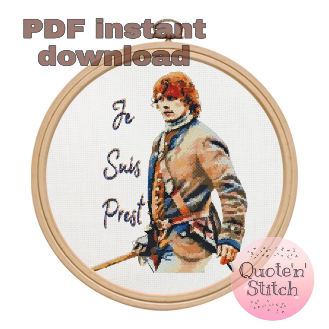 Outlander skye boat song Modern Cross Stitch Pattern Punto De cruz Embroidery Hoop Art Instant Download