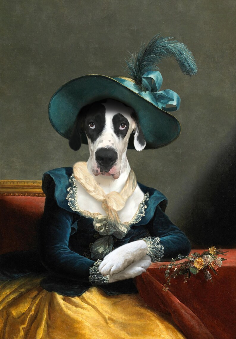 Royal Pet Portrait Regal Pet Portrait Custom Pet Portrait Painting Pet Portraits From Photo Pet Portrait Pet Lover Gift Pet Loss Gift Custom Pet Supplies Urns Memorials Delage Com Br