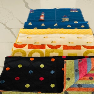 Designer Upholstery Woven Fabric Samples Squares Tapestry 17.5&quot; Crafts