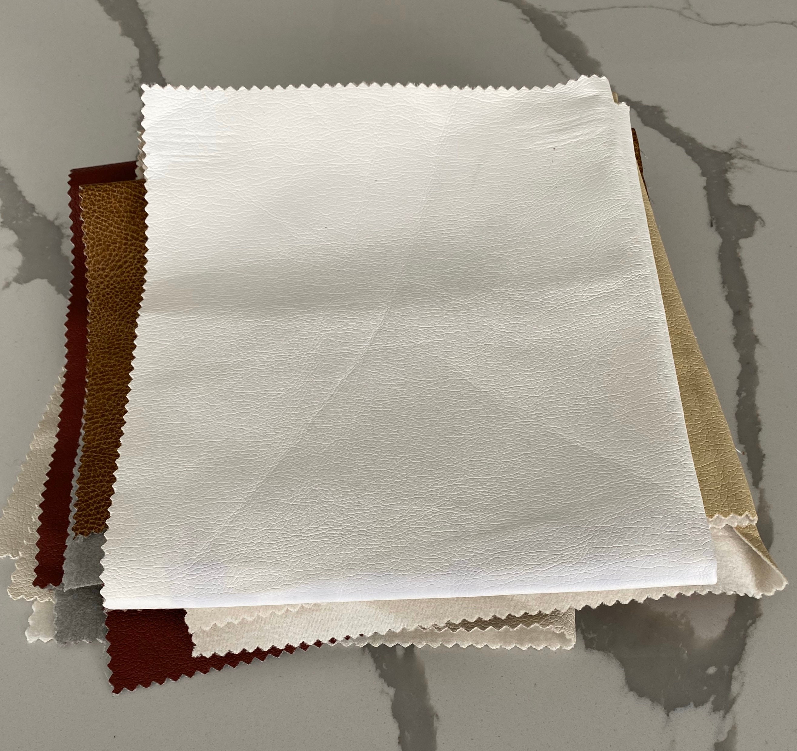 Marine Vinyl Fabric High Quality Samples Bundle Ivory Brown Etsy