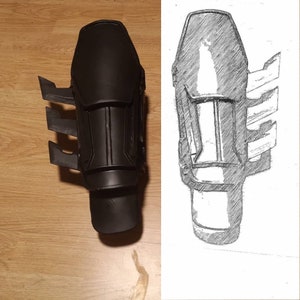 AO inspired gauntlets TEMPLATES for eva foam