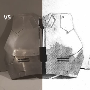 V5 SWTOR Guardian/Warrior Chest Armor TEMPLATES for eva foam
