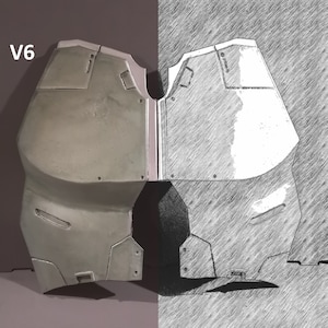 V6 SWTOR Guardian/Warrior Chest Armor TEMPLATES for eva foam