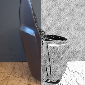 SZABLONY na zbroję uda inspirowaną AO dla pianki EVA