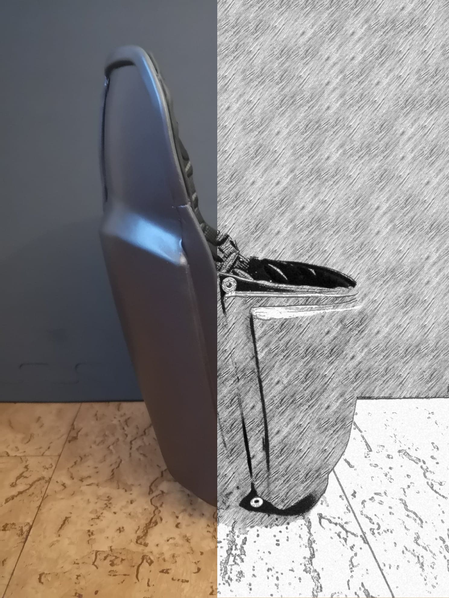 AO inspired thigh armor TEMPLATES for eva foam