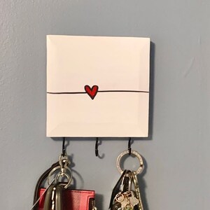 Heart wall hook