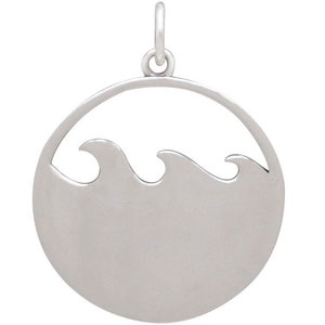 Sterling Silver Ocean Swimming Girl Charm A4151 Water Waves - Etsy