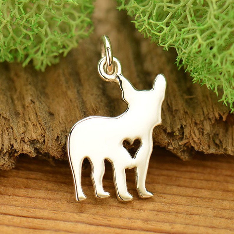 Labrador Retriever Charm Silhouette Dog Charms French Bulldog Charm Dachshund Charm Yorkshire Terrier Charm Dog with Heart Charm