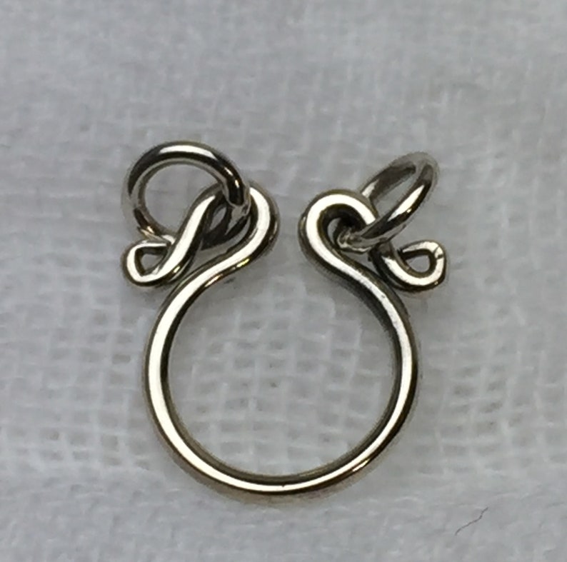 Sterling Silver Charm Holder Necklace Sterling Silver Pendant Etsy