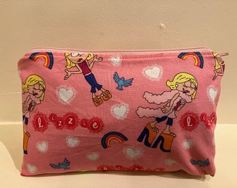 Cartoon Teenager Cosmetic Bag