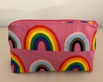 Bolsa cosmética arco-íris