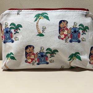 Girl and Alien Cosmetic Bag